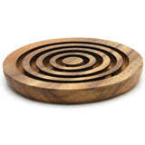 Marble Spiral Wooden 3D Brain Teaser Puzzle