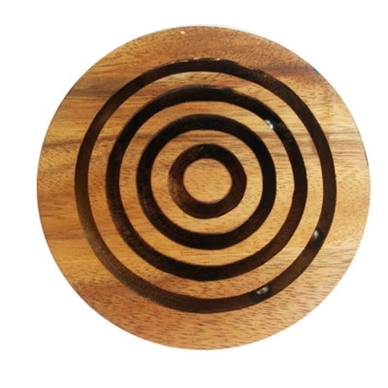 Marble Spiral Wooden 3D Brain Teaser Puzzle