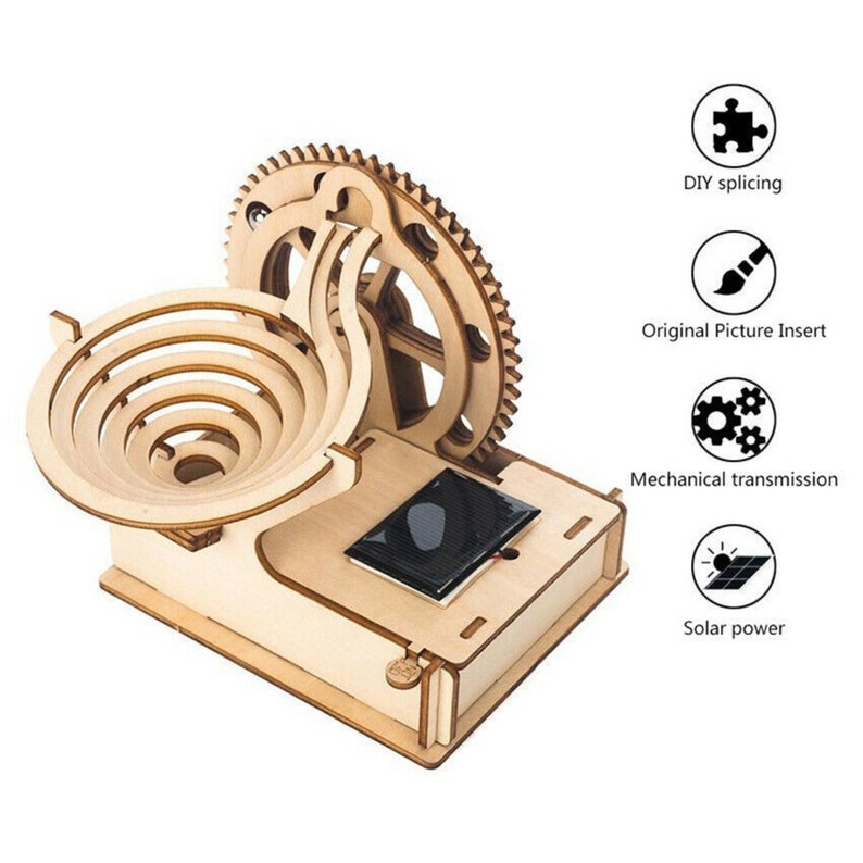 DIY Building Kit - Marble Run Whirlpool Puzzle