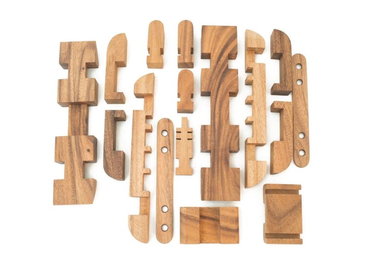 3D Interlocking Wooden Ship Puzzle