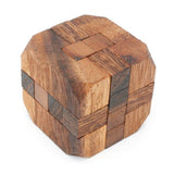 Wooden Brain Teaser Puzzle Gift Box - 12 Individual Mechanical Puzzles