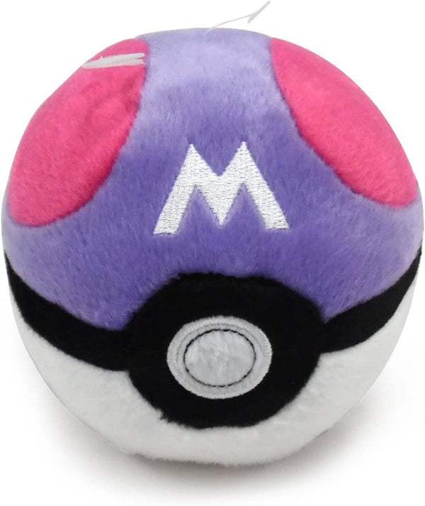 Pokemon Plush Pokeball Master Ball with Weighted Bottom