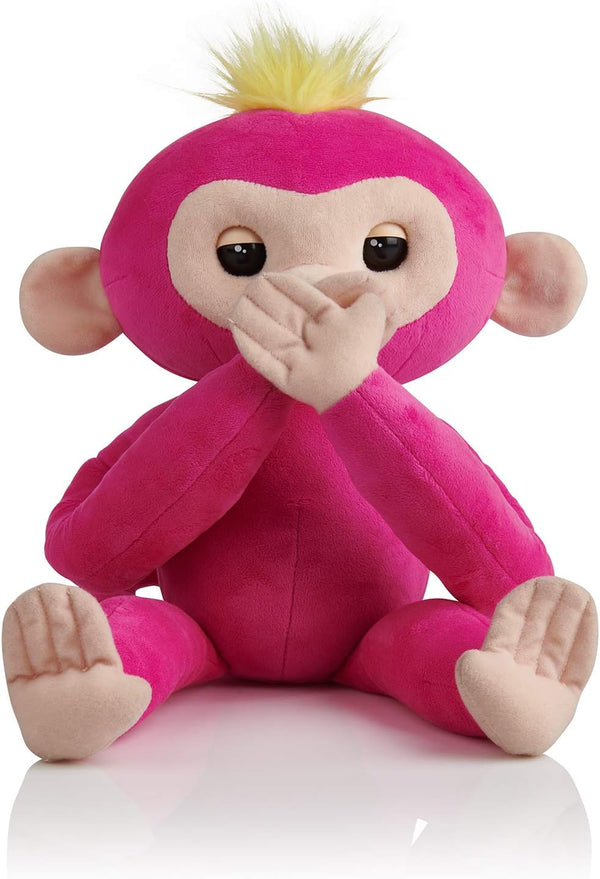 Fingerlings Hugs - Advanced Interactive Plush Monkey (Pink)