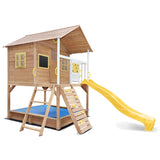 Queenslander Style Cubby House + Yellow Slide