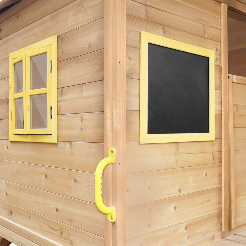 Queenslander Style Cubby House + Yellow Slide