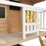 Queenslander Style Cubby House + Yellow Slide
