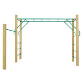 Kids Timber Standalone Monkey Bar Set (2.5m)