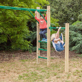Kids Timber Standalone Monkey Bar Set (2.5m)