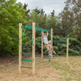Kids Timber Standalone Monkey Bar Set (2.5m)
