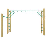 Kids Timber Standalone Monkey Bar Set (3m)