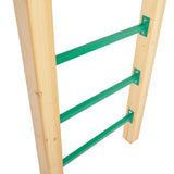 Kids Timber Standalone Monkey Bar Set (3m)