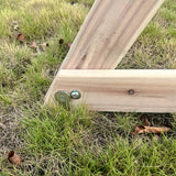 Kids Multi-Fun Monkey Bars & Triple Swing Timber Set