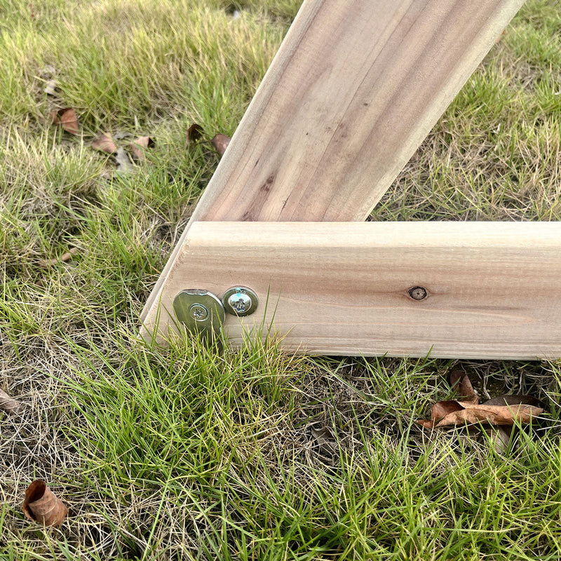 Kids Multi-Fun Monkey Bars & Triple Swing Timber Set