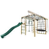 Kids Orangutan Climbing Cube Jungle Gym + Green Slide