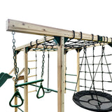 Kids Orangutan Climbing Cube Jungle Gym + Green Slide