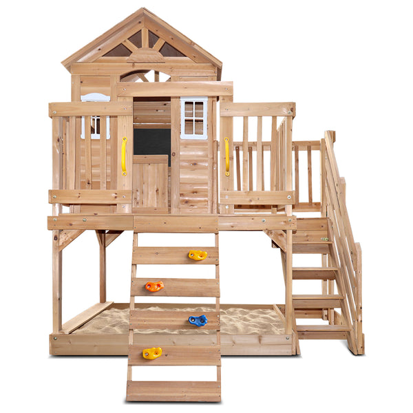 Kids Silverton Style Play Centre with Rock Climbing Wall