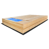 Kids Huge Mighty Sandpit with Wooden Cover
