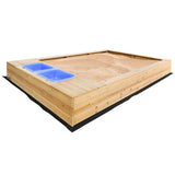 Kids Huge Mighty Sandpit with Wooden Cover