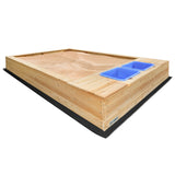 Kids Huge Mighty Sandpit with Wooden Cover