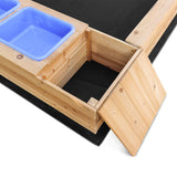 Kids Huge Mighty Sandpit with Wooden Cover