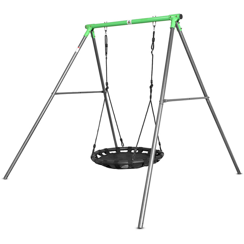 Kids Galvanised Metal Web Swing Set