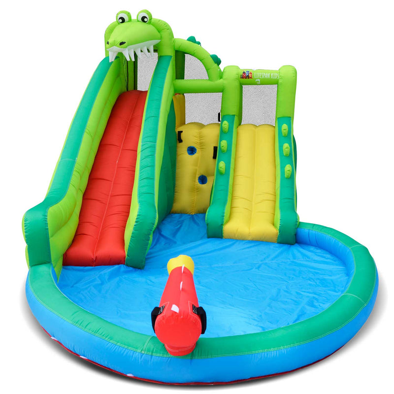 Kids Crocadoo Slide & Splash Inflatable Play Centre