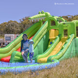Kids Crocadoo Slide & Splash Inflatable Play Centre