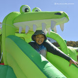 Kids Crocadoo Slide & Splash Inflatable Play Centre