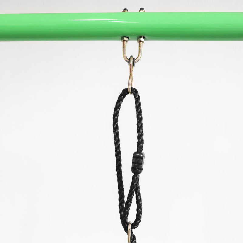 Kids 3 Station Galvanised Metal Swing Set