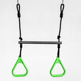 Kids 4 Station Swing Set + Slippery Slide