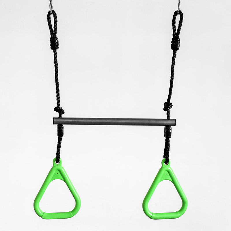 Kids 4 Station Swing Set + Slippery Slide