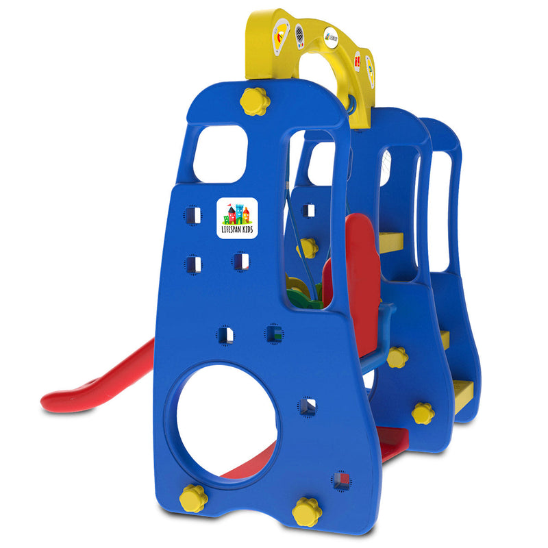 Kids Ruby 4-in-1 Slide & Swing Set