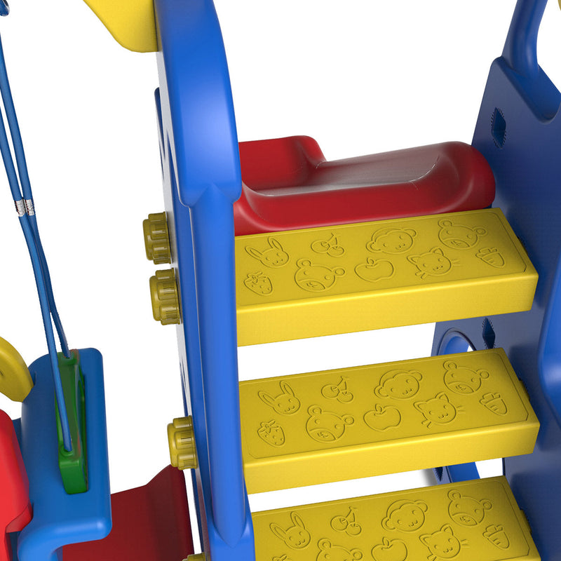 Kids Ruby 4-in-1 Slide & Swing Set