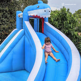 Inflatable Kids Sharky Slide & Splash Inflatable