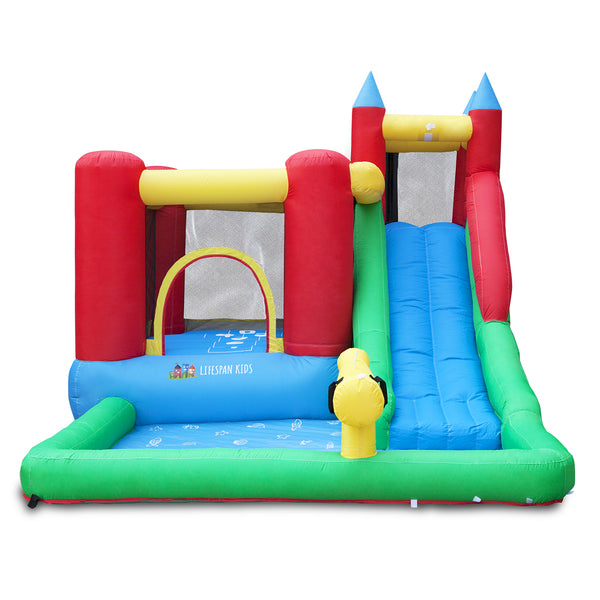 Kids Double Slide & Splash Inflatable Play Centre