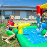 Kids Double Slide & Splash Inflatable Play Centre
