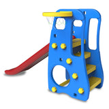 Kids 2-in-1 Slide with Basketball Hoop