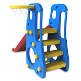 Kids 2-in-1 Slide with Basketball Hoop