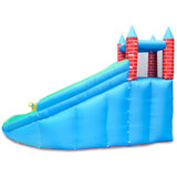 Kids Double Slide & Splash Inflatable Play Centre with Climbing Wall