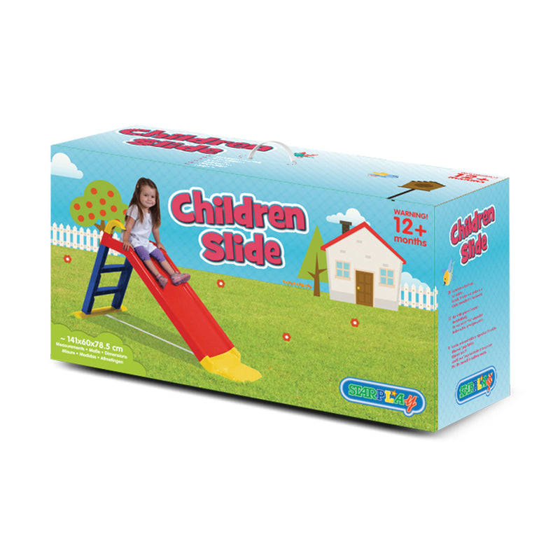 Kids Freestanding Colourful Slide with Ladder