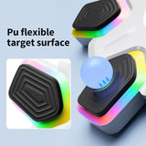 Bluetooth Music & Lights Boxing Machine with Kids Gloves - Black