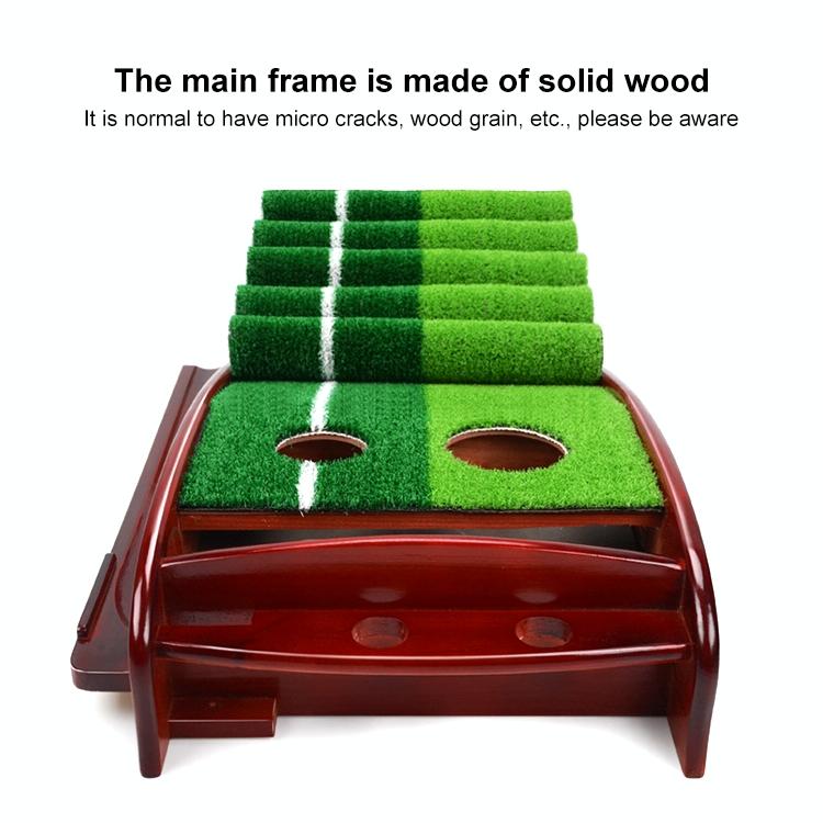 3 Metre Wooden Indoor Putting Practice Mat with Auto Return