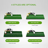 Portable Golf Putting Mat with Push Rod Trainer
