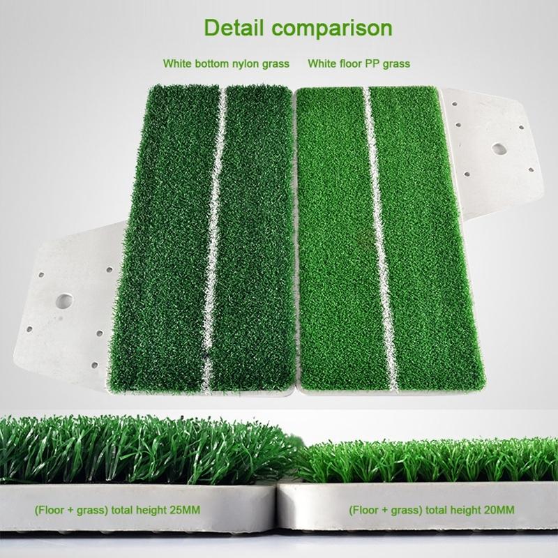Portable Golf Putting Mat with Push Rod Trainer