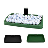 Golf Service Box with Phone Stand for Recording and Analysing Swing/Form - Green