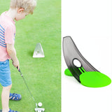 2-Pack Indoor/Outdoor Golf Putting Trainer - Green
