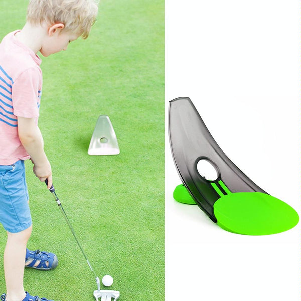 2-Pack Indoor/Outdoor Golf Putting Trainer - Green