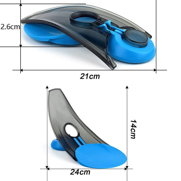 2-Pack Indoor/Outdoor Golf Putting Trainer - Blue