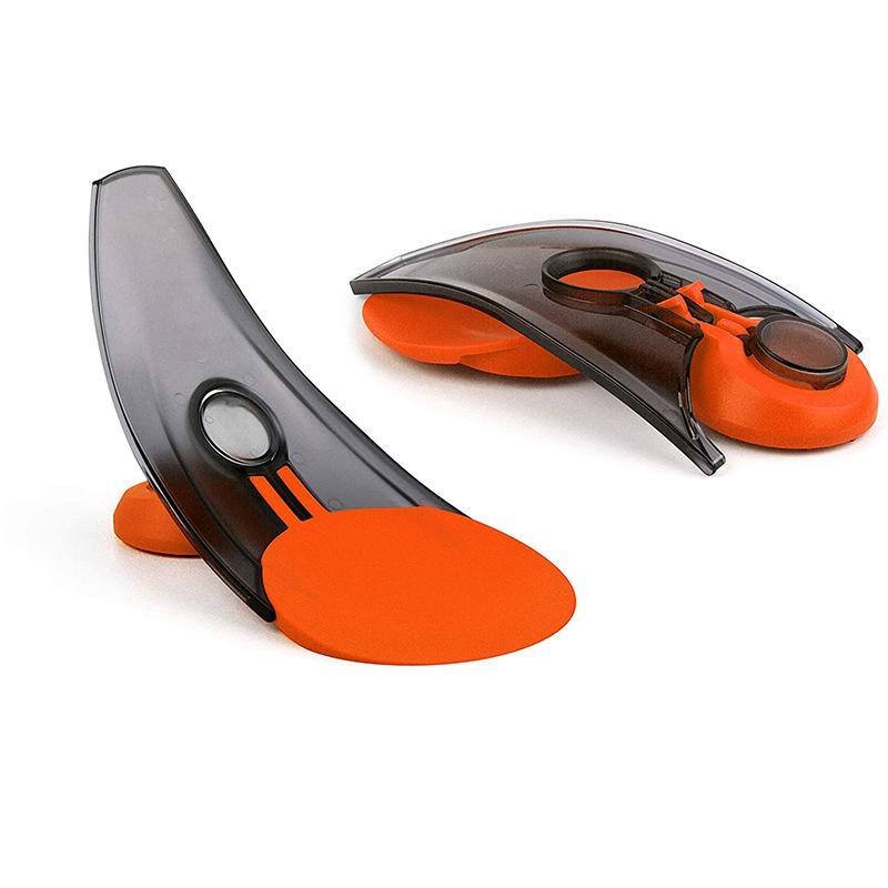 2-Pack Indoor/Outdoor Golf Putting Trainer - Orange