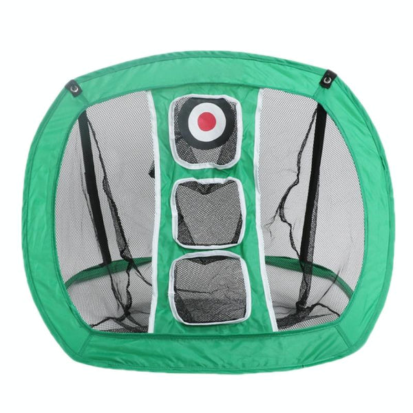 Foldable Square Golf Net for Indoor Practice - Forest Green
